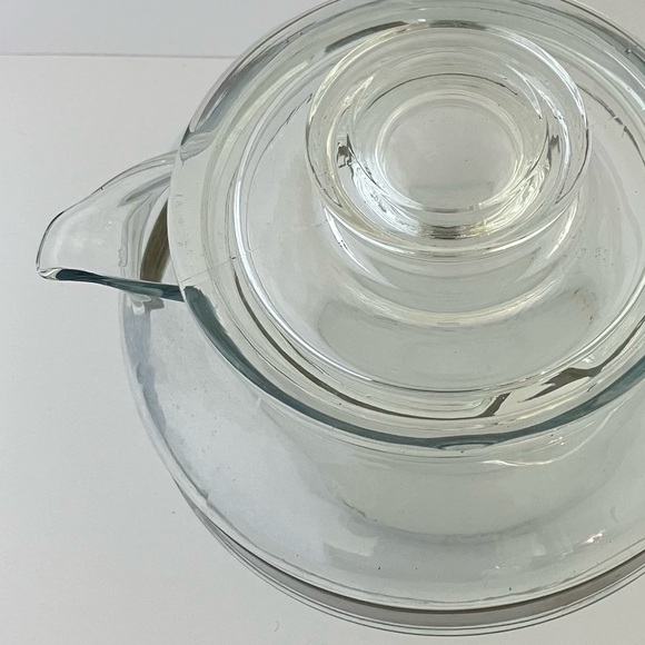 Teapot & Lid Flameware by PYREX 8336-H 6 Cup. Made in USA, Vintage - Picture 8 of 16